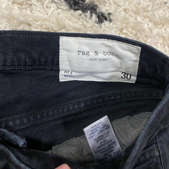 Rag and Bone Fit 2 Slim Button Fly Jeans - Picture 10 of 10